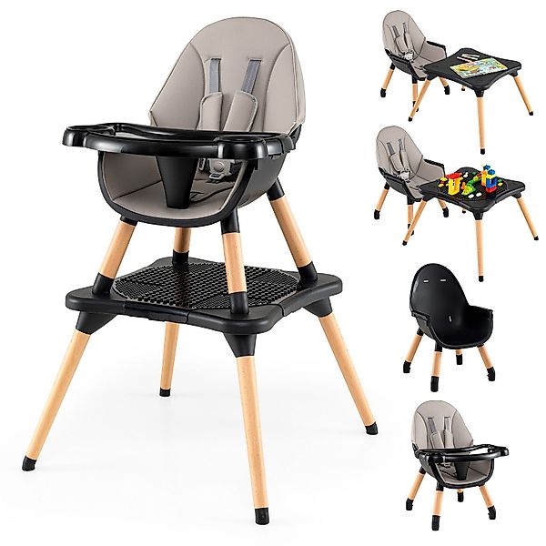 COSTWAY Hochstuhl (1 St), Kombihochstuhl, Babystuhl, günstig online kaufen