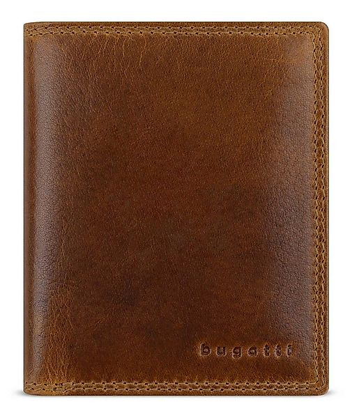 bugatti Geldbörse Upright Wallet With Flap 8CC, aus echtem Büffelleder mit günstig online kaufen