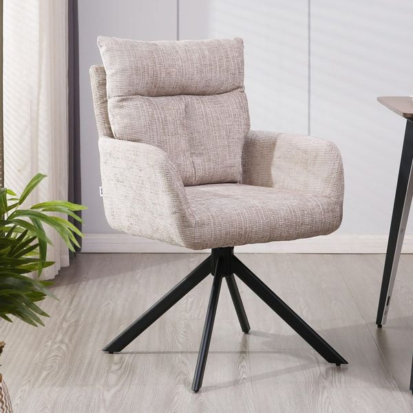 HOME DELUXE Esszimmerstuhl mit Armlehne ALUNA günstig online kaufen