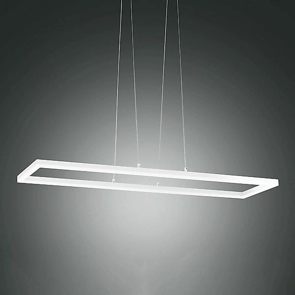 LED-Pendelleuchte Bard, 92x32 cm in Weiß günstig online kaufen
