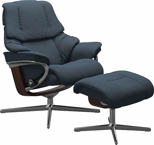 Stressless Relaxsessel "Reno" mit Cross Base, Größe S, M & L, Holzakzent Br günstig online kaufen