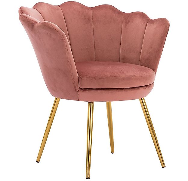 WAHSON OFFICE CHAIRS Loungesessel Sessel Weicher Samt Armlehnstuhl günstig online kaufen