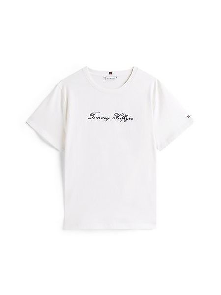 Tommy Hilfiger Curve T-Shirt CRV SCRIPT REG C-NK SS T-SHIRT günstig online kaufen