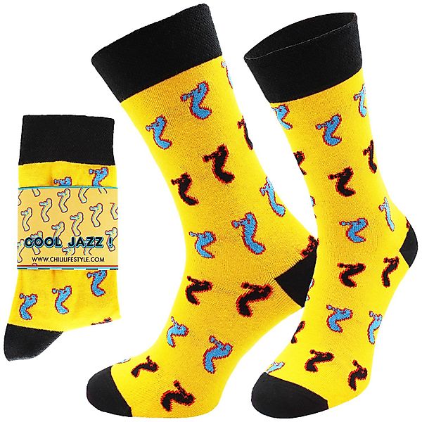 Chili Lifestyle Freizeitsocken JAZZ Lustige Socken günstig online kaufen