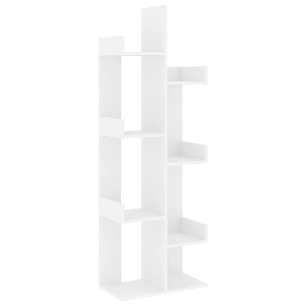 VidaXL Bücherregal Weiß 48x25,5x140 cm Holzwerkstoff günstig online kaufen