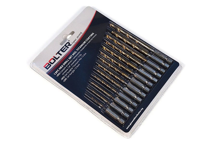 Bolter Spiralbohrer HSS Bohrerset mit Titanbeschichtung Spiralbohrer Metall günstig online kaufen