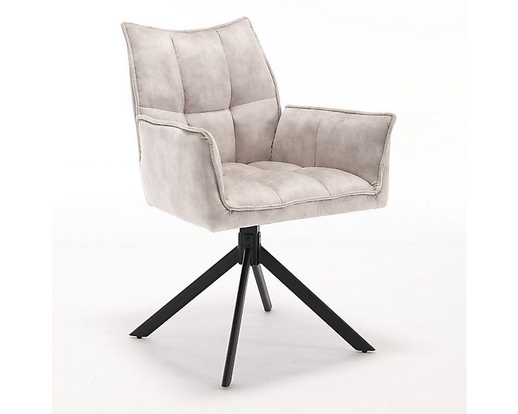 BENEDO MÖBEL Esszimmerstuhl Esszimmerstuhl Daira Velvet – Drehstuhl mit Arm günstig online kaufen