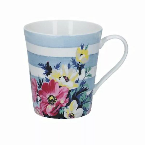 Neuetischkultur Kaffeetasse Porzellan Blumendekor 4er-Set Mikasa hellblau günstig online kaufen