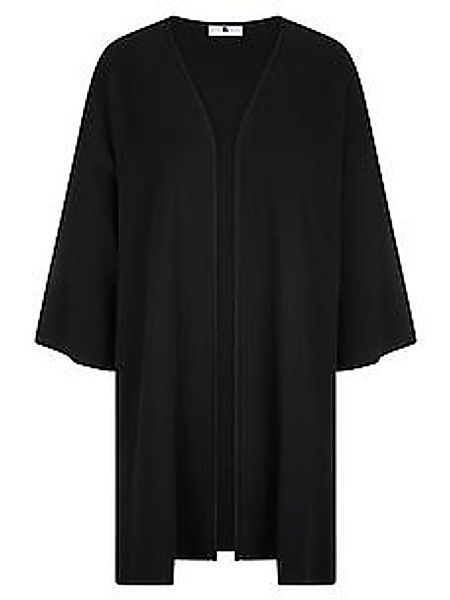 Long-Strickjacke 3/4-Arm Anna Aura schwarz günstig online kaufen