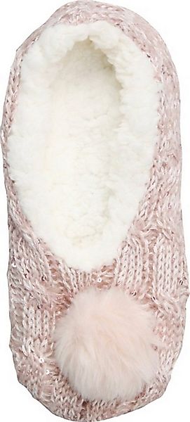 Capelli New York Socken Ballerina Haussocke im Zopfmuster günstig online kaufen