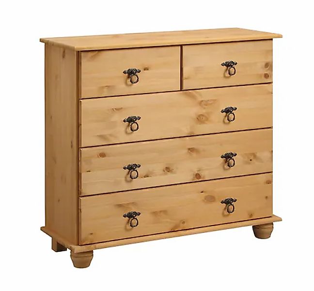 Home affaire Kommode »Finca« aus massivem Kiefernholz, mit Schubladen für S günstig online kaufen