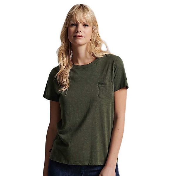 Superdry Studios Pocket Kurzärmeliges T-shirt XL Dark Moss günstig online kaufen
