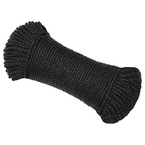 vidaXL Arbeitsseil Schwarz 3 mm 25 günstig online kaufen