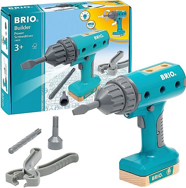 BRIO® Kinder-Akkuschrauber Builder Akkuschrauber, FSC® - schützt Wald günstig online kaufen