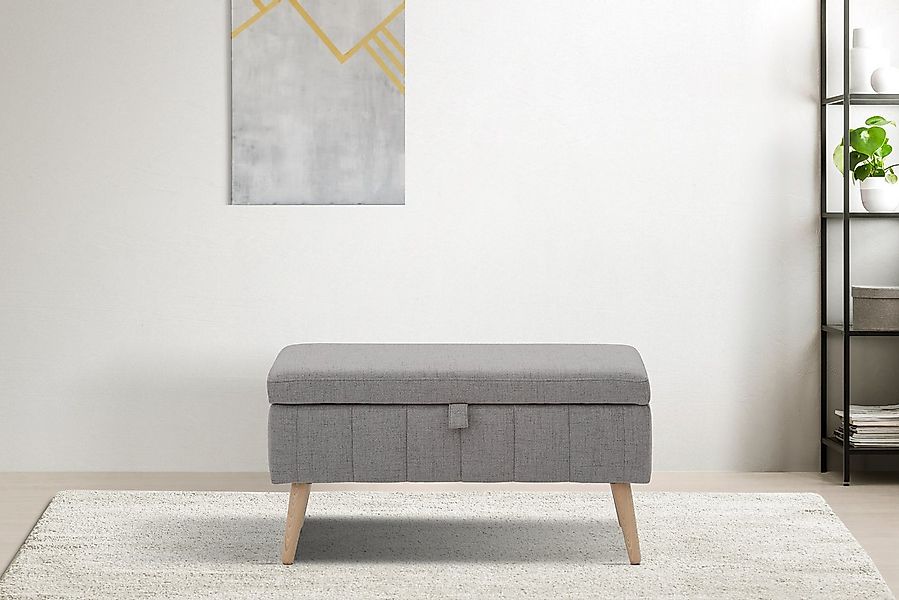 OTTO home Truhenbank AMIRA Sitzbank mit Stauraum, Maße B/T/H: 81/36/43 cm, günstig online kaufen