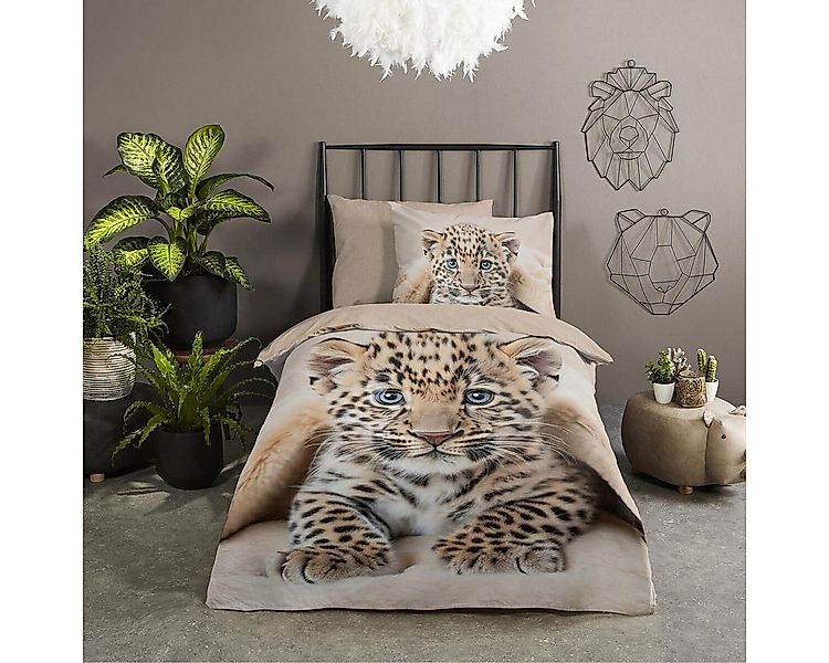 TRAUMSCHLAF Bettwäsche Tigerbaby, Renforce, 2 teilig, tierisches Design aus günstig online kaufen