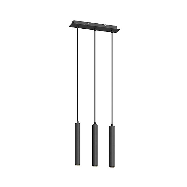 Arcchio LED Franka 9967053 Modern in Schwarz aus Aluminium 3-flammig Wohnzi günstig online kaufen