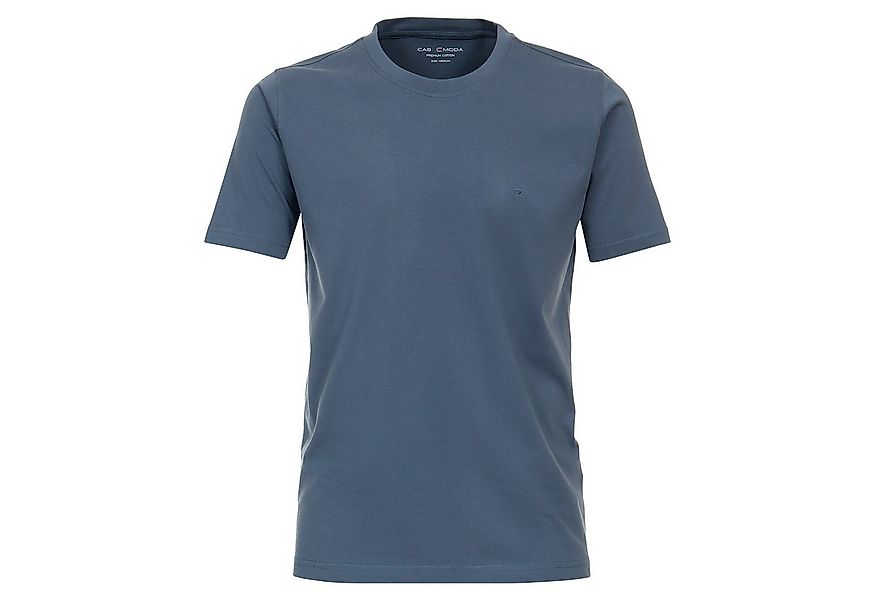 CASAMODA Rundhalsshirt CasaModa Basic T-Shirt rauchblau Übergröße günstig online kaufen