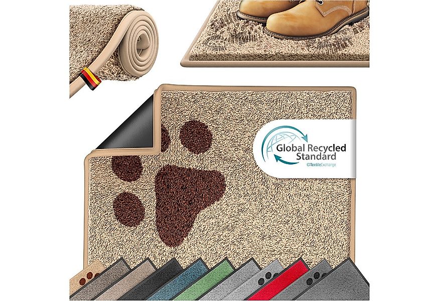 KESSER Fußmatte Schmutzfangmatte rutschfest für Innen- & Außenbereich, Höhe günstig online kaufen