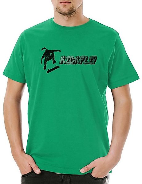 Urban Backwoods Print-Shirt Kickflip Herren T-Shirt Skateboard Skate Or Ska günstig online kaufen