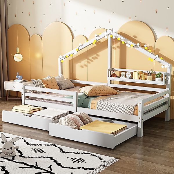 HAUSS SPOLE Kinderbett 90x200 cm Hausbett günstig online kaufen
