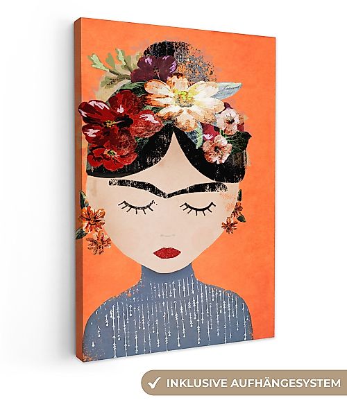 OneMillionCanvasses® Leinwandbild Porträt - Frida Kahlo günstig online kaufen