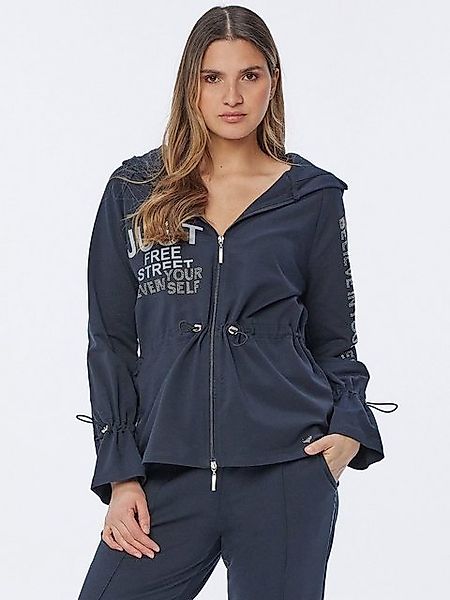 MONACO blue WEEKEND Outdoorjacke Kapuzensweatjacke figurumspielend mit Refl günstig online kaufen