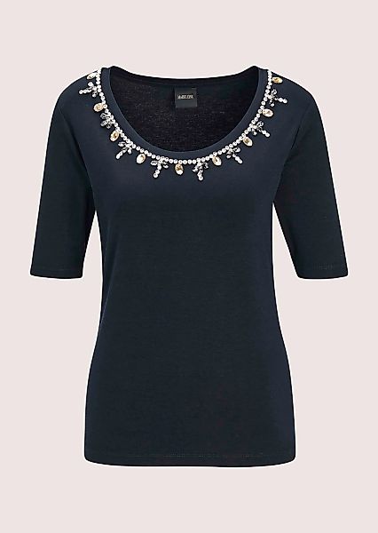 MADELEINE Kurzarmshirt "Shirt Elegantes Oberteil mit Schmucksteinen" günstig online kaufen