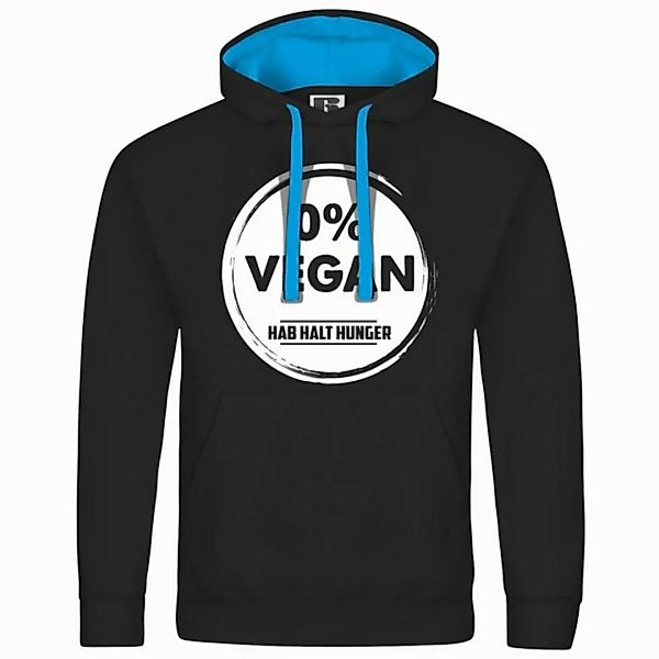 deinshirt Kapuzenpullover Herren Kapuzenpullover Null Prozent VEGAN Mit Pri günstig online kaufen