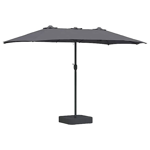 vidaXL Gartenparasol Anthrazit 385 x 209 x 244 cm Stoff 42003277 günstig online kaufen