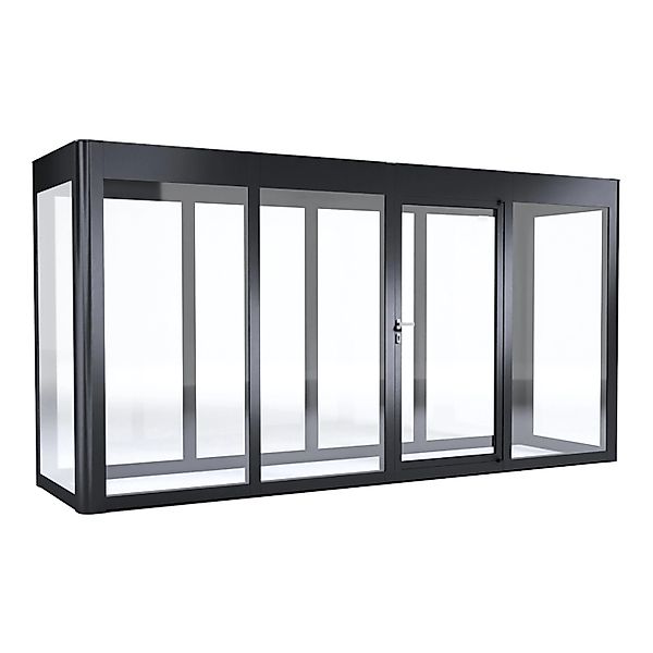 SunElements Gewächshaus SunGarden Anthrazit 5,7 m² günstig online kaufen