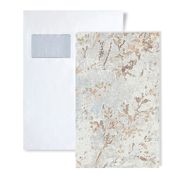 PROFHOME 1 MUSTERSTÜCK S-396502-GU DIN A4 MUSTER der Floralen Tapete günstig online kaufen