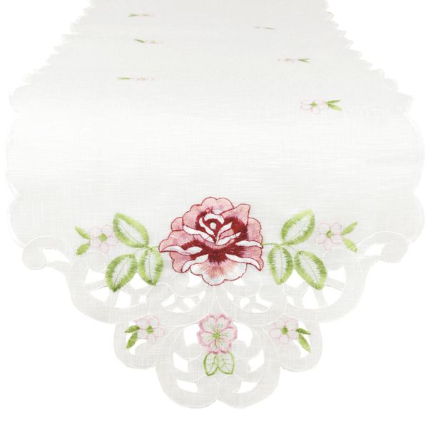 Arsvita Tischläufer bestickt 140x35cm Platzdecke (1-tlg), günstig online kaufen