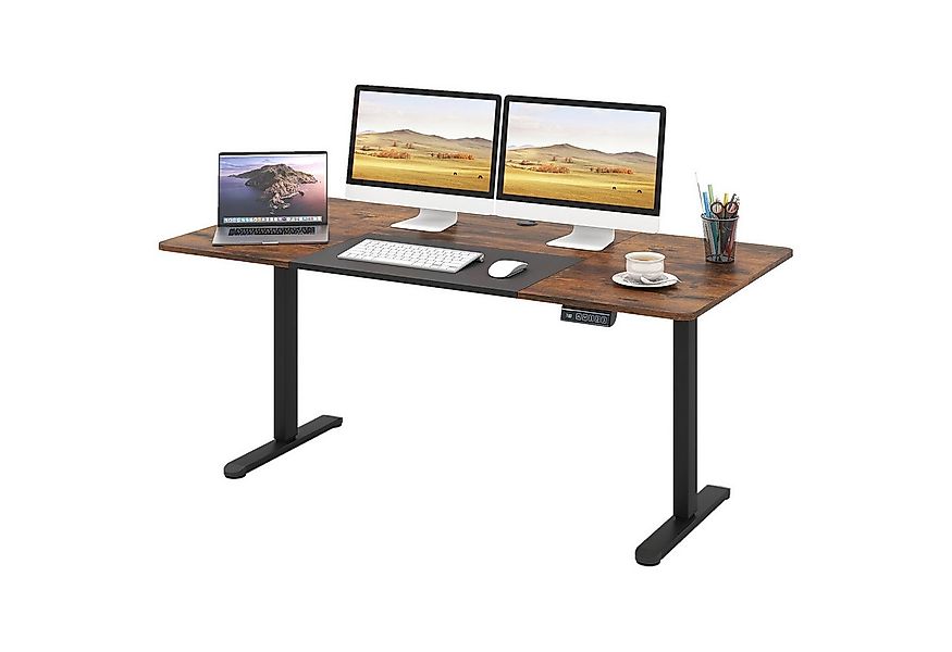 COSTWAY Schreibtisch, höhenverstellbar elektrisch, mit Memory-Funktion 140x günstig online kaufen