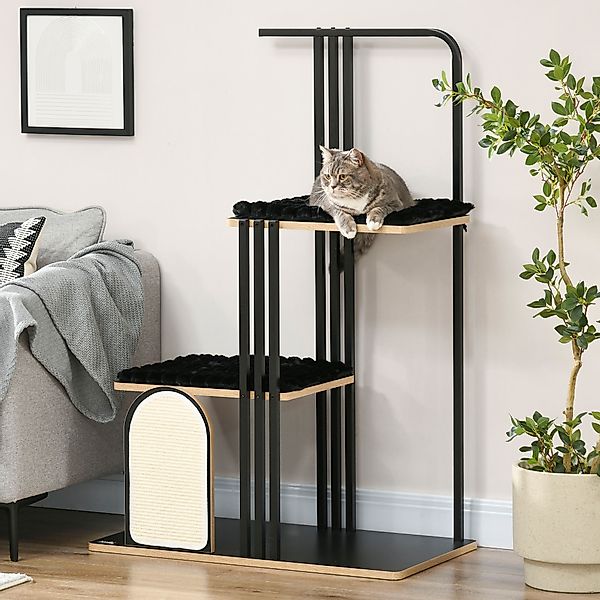 PawHut Kratzbaum Katzenkratzbaum mit 2 Plattformen, günstig online kaufen