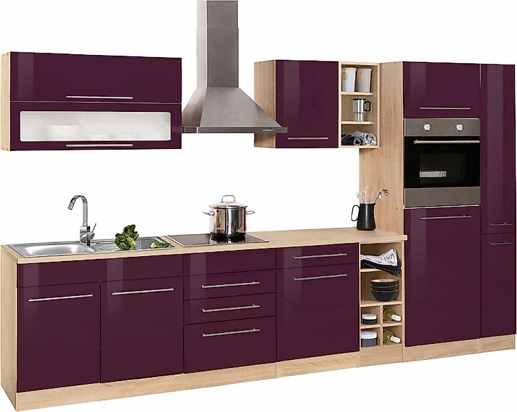 KOCHSTATION Küchenzeile »KS-Eton« ohne E-Geräte, Breite 330 cm günstig online kaufen