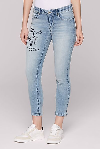 SOCCX Slim-fit-Jeans, mit verkürztem Bein günstig online kaufen