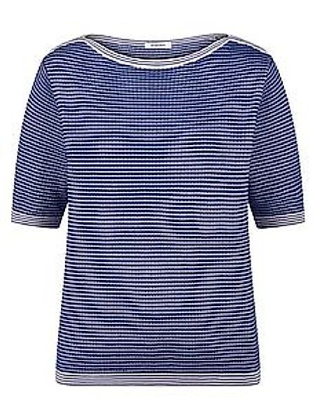 Pullover U-Boot-Ausschnitt Peter Hahn blau günstig online kaufen