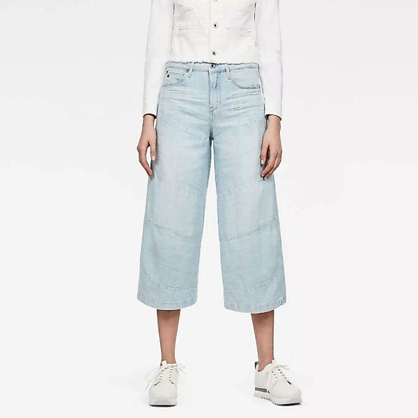 G-star Spiraq 3d High Waist Culotte Jeans 28 Light Aged günstig online kaufen