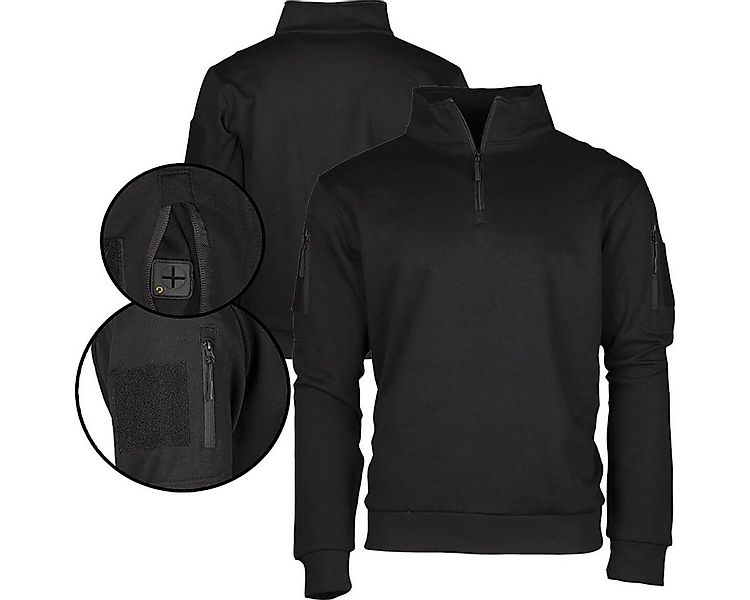 Mil-Tec Strickpullover Militär Tactical Sweatshirt mit Zipper günstig online kaufen