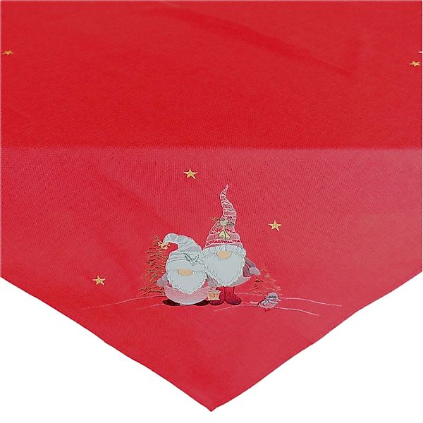 texpot Tischdecke Stickerei Wichtelmänner Weihnachten Winter günstig online kaufen