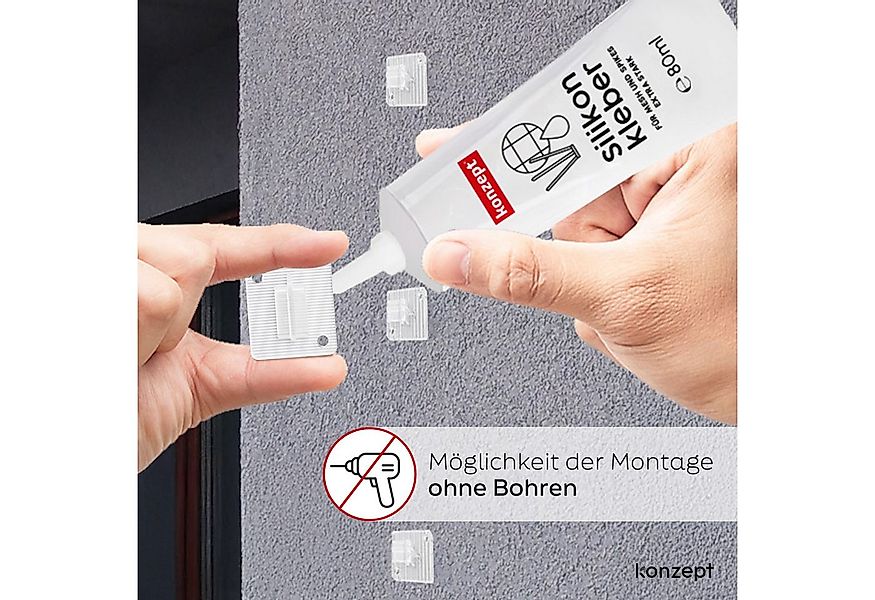 KONZEPT Klebehaken zur Befestigung für Katzennetz am Balkon, extra stark – günstig online kaufen