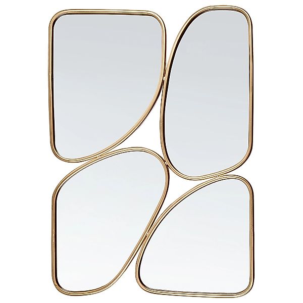 Beliani Dekospiegel DIANCEY Gold 3x70x100 günstig online kaufen