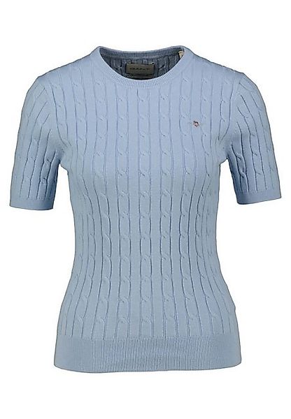 Gant Strickpullover Damen Strickpullover STRETCH COTTON CABLE Slim Fit (1-t günstig online kaufen