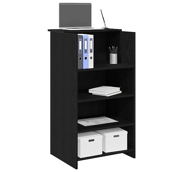 vidaXL Empfangstheke, Empfangstheke Schwarz 55x50x103,5 cm Holzwerkstoff günstig online kaufen