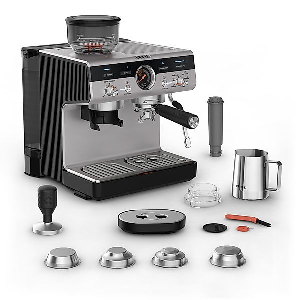 Krups Espressomaschine »XP801T Precision, Siebträger«, mit Mahlwerk, intuit günstig online kaufen