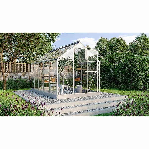 Vitavia Gewächshaus Triton 6200 Alu 6,2 m² inkl. Fundament günstig online kaufen