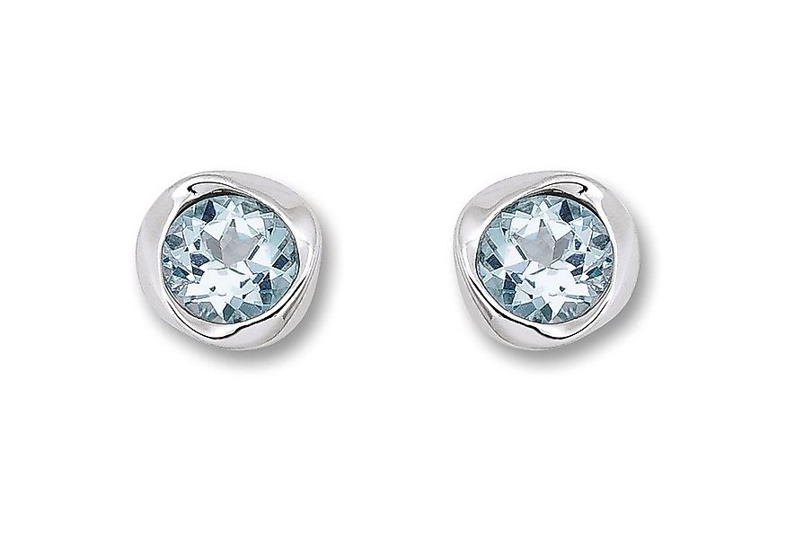 ONE ELEMENT Paar Ohrhänger Blau Topas Ohrringe Ohrstecker aus 925 Silber, F günstig online kaufen
