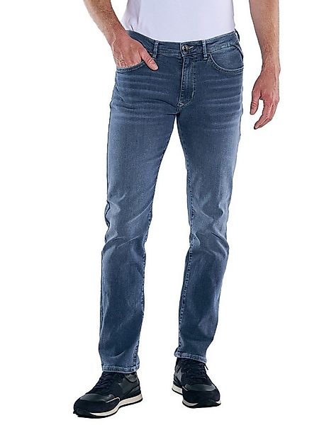Engbers Stretch-Jeans engbers Herren Super-Stretch-Jeans regular, Mittelbla günstig online kaufen