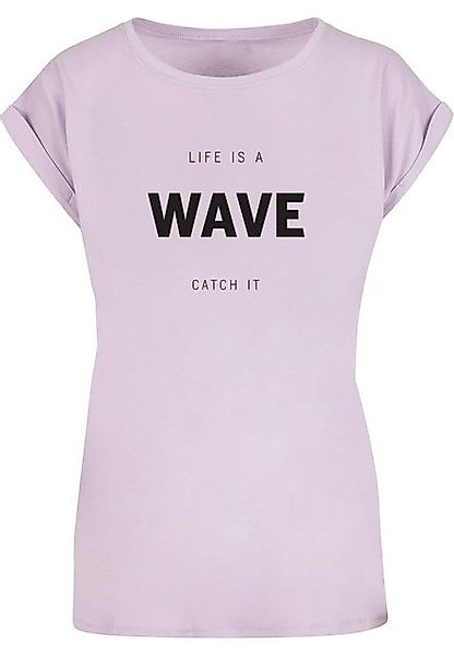 Merchcode T-Shirt Merchcode Damen Ladies Summer - Life is a wave T-Shirt (1 günstig online kaufen